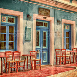 Paint by Numbers Houses in Greece