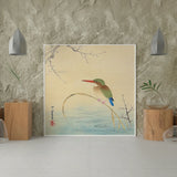 Paint by Numbers Kingfisher on the shore Japan