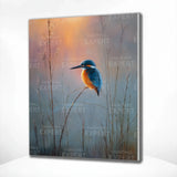 Paint by Numbers Kingfisher at sunrise