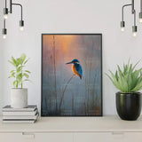 Paint by Numbers Kingfisher at sunrise