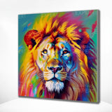 Paint by Numbers Impressive Colorful Lion