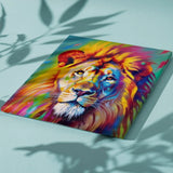 Paint by Numbers Impressive Colorful Lion