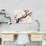 Diamond Painting Ink Branch with Red Blossom Japan