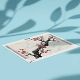 Diamond Painting Ink Branch with Red Blossom Japan