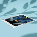 Diamond Painting Cat in the Night
