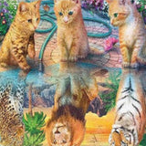 Diamond Painting Kittens and Lions