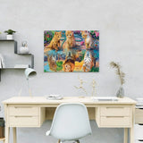 Paint by Numbers Cats and Lions