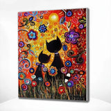 Paint by Numbers Cats and Flowers