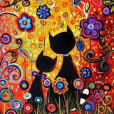 Paint by Numbers Cats and Flowers