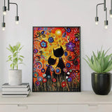 Paint by Numbers Cats and Flowers