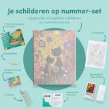 Paint by Numbers Cats and Flowers