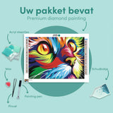 Diamond Painting Cat Head