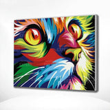 Paint by Numbers Cat Head