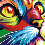 Paint by Numbers Cat Head