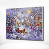 Paint by Numbers Christmas in Town