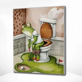 Diamond Painting Frog Waves