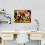 Paint by Numbers Chickens