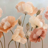 Diamond Painting Poppies in soft colours