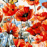 Paint by Numbers Poppies with Butterfly