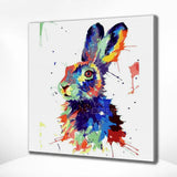 Paint by Numbers Colorful Rabbit
