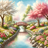 Paint by Numbers Colorful Park full of Magic