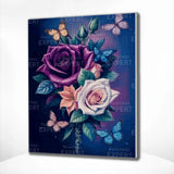 Diamond Painting Colorful Flowers