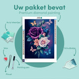 Diamond Painting Colorful Flowers
