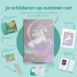 Paint by Numbers Colorful Unicorn