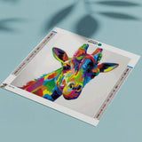 Diamond Painting Colorful Giraffe