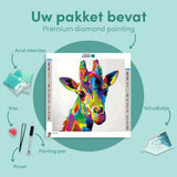 Diamond Painting Colorful Giraffe