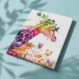 Paint by Numbers Colorful Giraffe