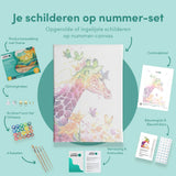 Paint by Numbers Colorful Giraffe