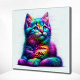 Diamond Painting Colorful Cat
