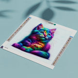 Diamond Painting Colorful Cat