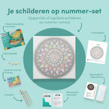 Paint by Numbers Colorful Mandala