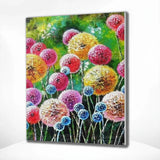 Paint by Numbers Colorful Dandelions