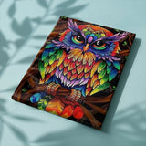 Paint by Numbers Colorful Owl
