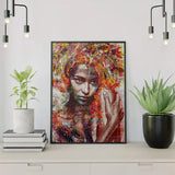 Paint by Numbers Colorful Woman Abstract
