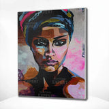 Paint by Numbers Colorful Woman Pink