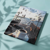 Paint by Numbers Coffee by the Sea