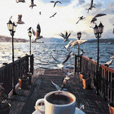 Paint by Numbers Coffee by the Sea