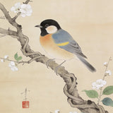 Paint by Numbers Great Tits on Blossom Branch by Ohara Koson Japan