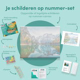 Paint by Numbers Landscape with Stream