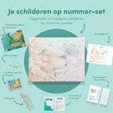 Paint by Numbers Lion and Butterfly on Nose