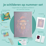 Paint by Numbers Lion with Sunglasses