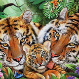 Paint by Numbers Lions with Baby