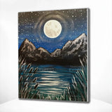 Paint by Numbers Magic Moon in the Sky