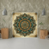 Diamond Painting Mandala Yellow/Blue