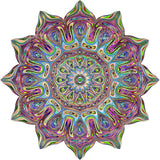 Paint by Numbers Mandala with Colours
