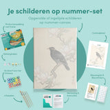 Paint by Numbers Blackbird at magnolia Japan